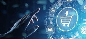 Illustration de sécurité e-commerce avec cadenas